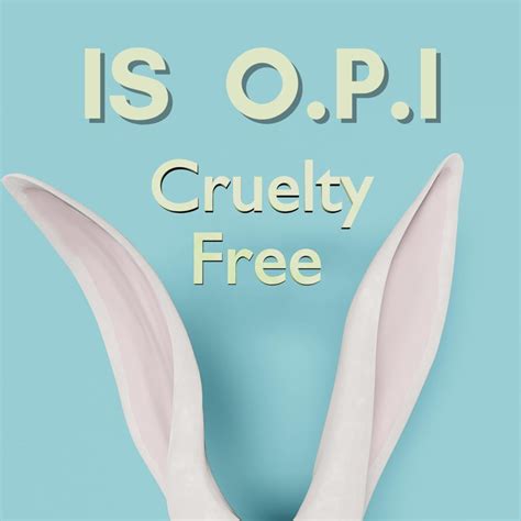 is opi cruelty free.